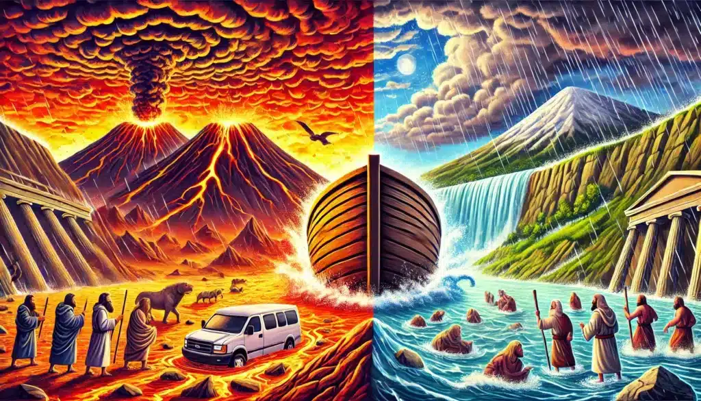 Diferenca entre Cataclismos Geologicos e o Diluvio de Noe